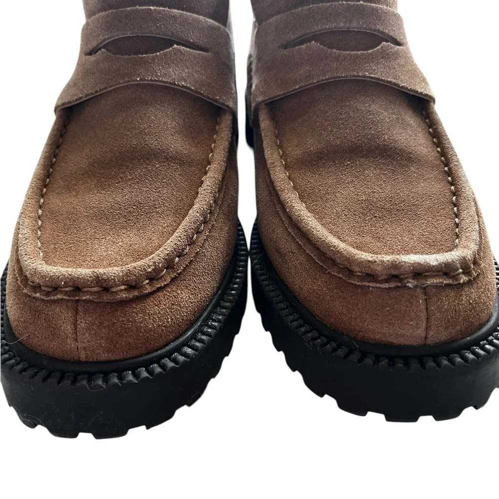J. CREW Lug Sole Loafer‎ Boots